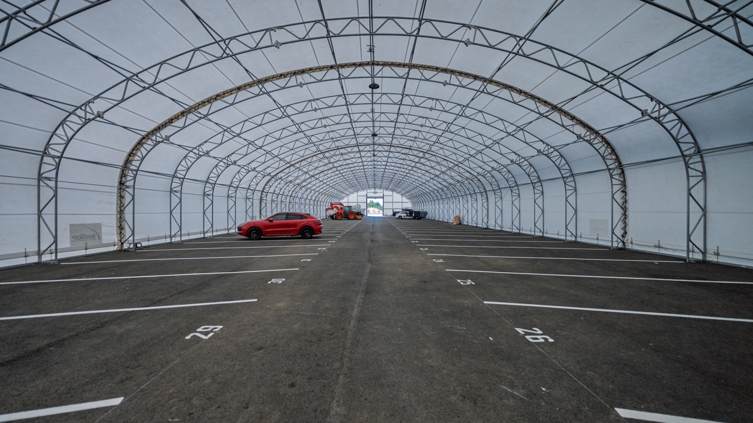 Indoor tent from another angle